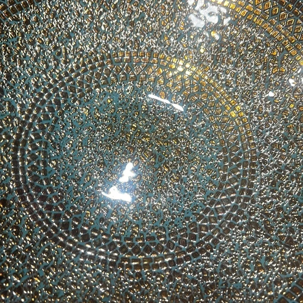 Centerpiece blue&gold bowl